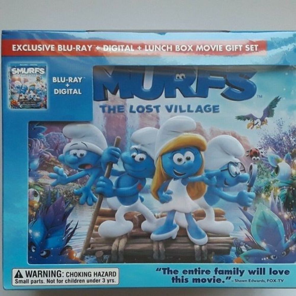 SMURFS The Lost Village Exclusive Blu-Ray‎ + Digita